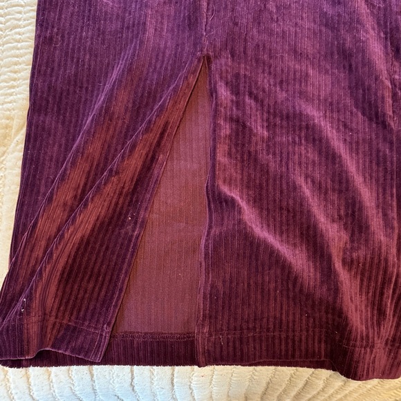 Free People Deep Purple Pencil Skirt - Picture 3 of 5